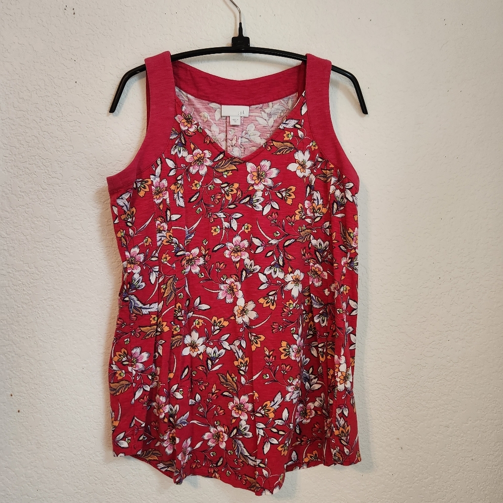 J. Jill Women's Floral Tank Top, Size XS